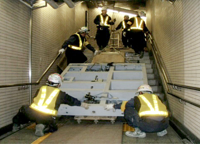 京都内地下鉄某所