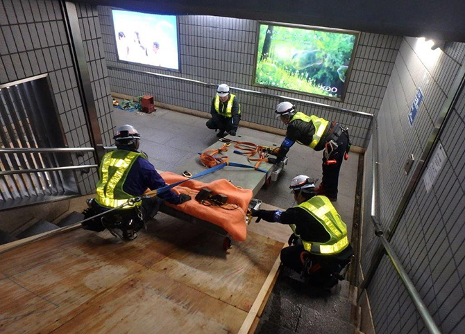 京都内地下鉄某所